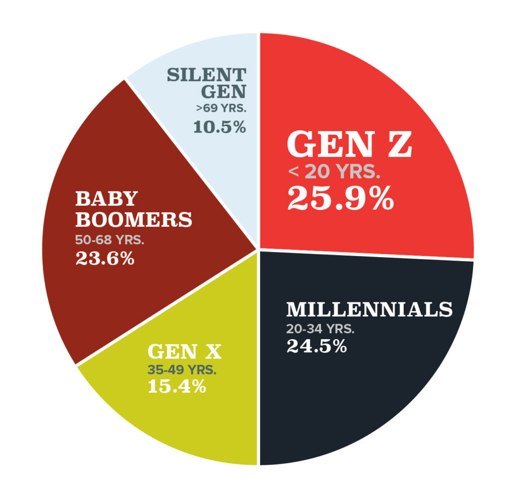 Millennials Gen X Chart